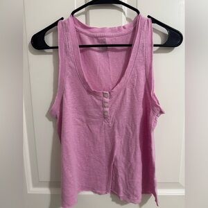 Pink Sleeveless Women's Top